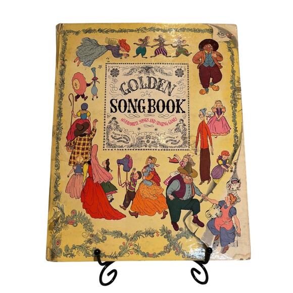VTG 1945 Golden Songbook, 60 Songs & Games by K. T. Wessells - Picture 1 of 6